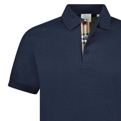 Burberry Mens Hartford Polo Shirt - Navy Black