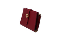 Burberry Edie Bifold Purse Antique Red