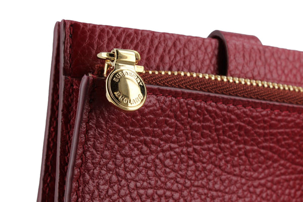 Burberry Edie Bifold Purse Antique Red