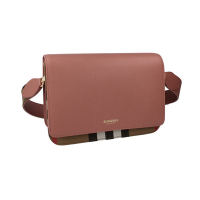 Burberry Mackford Dark Rosewood Crossbody Bag