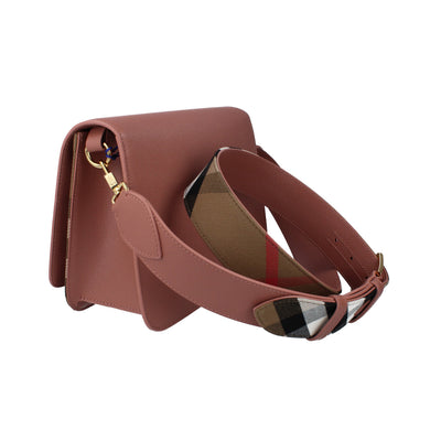 Burberry Mackford Dark Rosewood Crossbody Bag