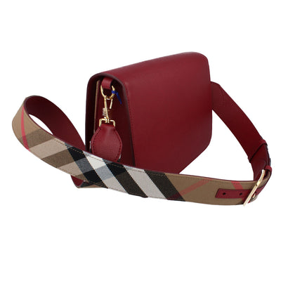 Burberry Mackford Antique Red Crossbody Bag