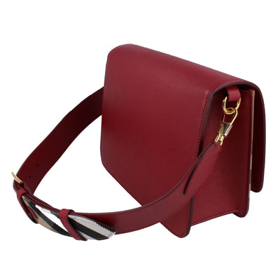 Burberry Mackford Antique Red Crossbody Bag