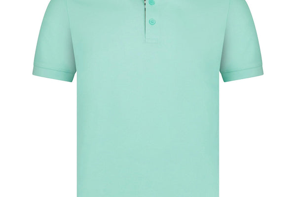 Burberry Mens Hartford Check Polo Shirt - Summer Mint