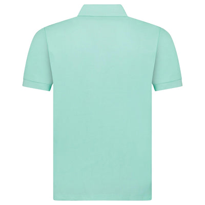 Burberry Mens Hartford Check Polo Shirt - Summer Mint