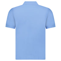 Burberry Mens Hartford Zip Polo Shirt - Periwinkle Blue