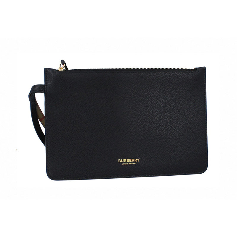 Burberry Double Faced Pouch - Black