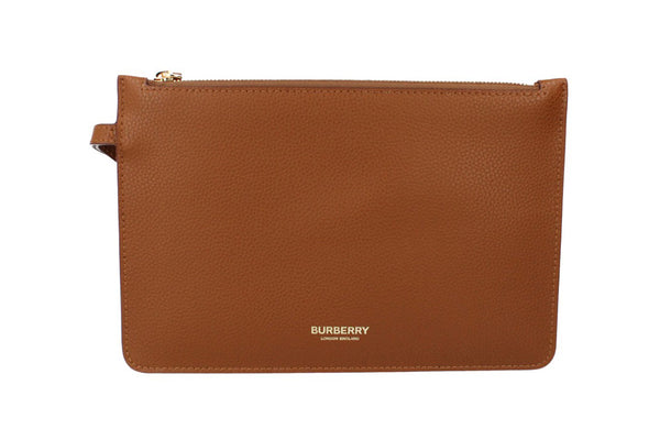 Burberry Double Faced Pouch - Tawny Brown