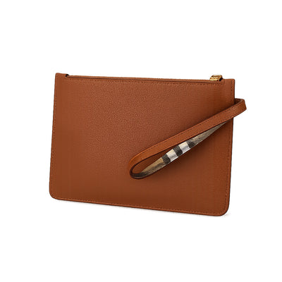 Burberry Double Faced Pouch - Tawny Brown