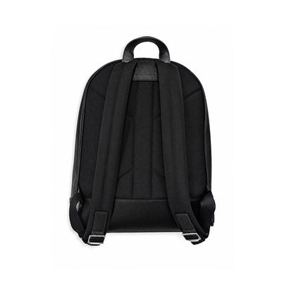 Burberry Jeff Mens Leather Backpack -  Black Grain