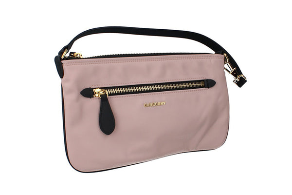 Burberry Double Faced Pouch - Rose Beige