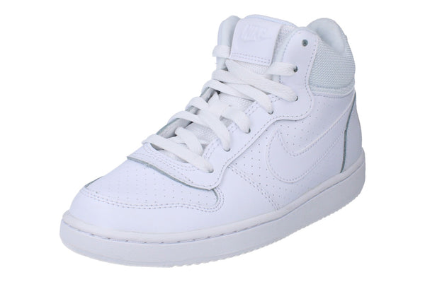 Nike Court Borough Mid Gs Trainers 839977 100 - White White White 100 - Photo 0