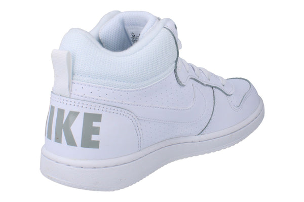 Nike Court Borough Mid Gs Trainers 839977 100 - White White White 100 - Photo 0