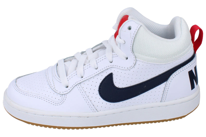 Nike Court Borough Mid GS Trainers 839977 107