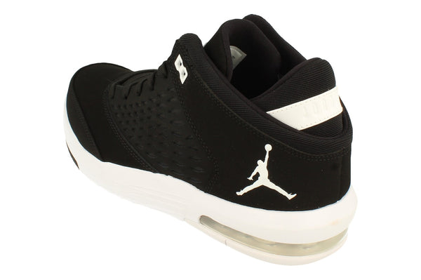 Nike Air Jordan Flight Origin 4 Mens Basketball Trainers 921196  001 - Black White Gym Red 001 - Photo 0