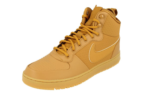 Nike Court Borough Mid Winter Mens Hi Top Trainers Aa0547  700 - Wheat Black 700 - Photo 0