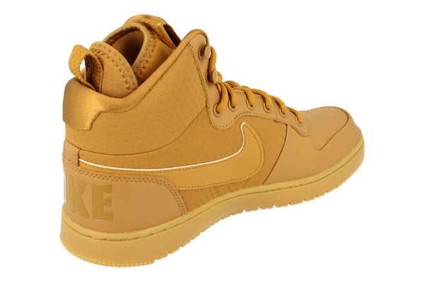 Nike Court Borough Mid Winter Mens Hi Top Trainers Aa0547  700 - Wheat Black 700 - Photo 0