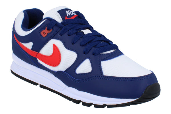Nike Air Span II Mens Ah8047 404 - Blue Void Habanero Red White 404 - Photo 0