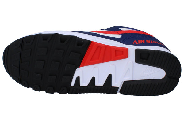 Nike Air Span II Mens Ah8047 404 - Blue Void Habanero Red White 404 - Photo 0