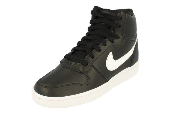Nike Womens Ebernon Mid Trainers Aq1778  001 - Black White 001 - Photo 0