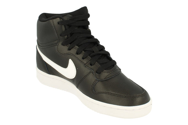 Nike Womens Ebernon Mid Trainers Aq1778  001 - Black White 001 - Photo 0