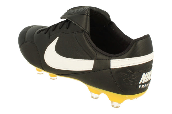 The Nike Premier III FG Mens Football Boots At5889 005 - Black White Amarillo 005 - Photo 0