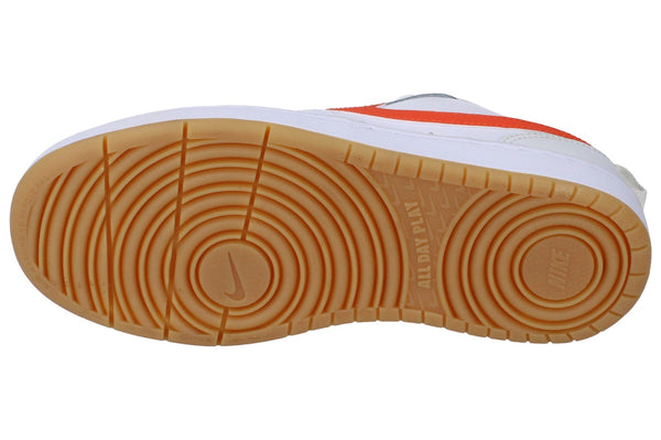 Nike Court Borough Low 2 GS Trainers Bq5448 114 - White Orange Summit Sail 114 - Photo 0