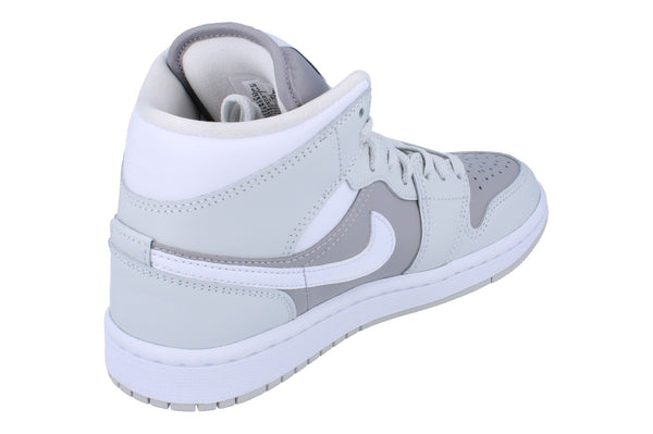 Nike Womens Air Jordan 1 Mid Trainers Bq6472  008 - Photon Dust White 008 - Photo 0