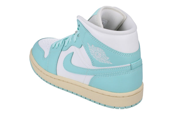Nike Womens Air Jordan 1 Mid Trainers Bq6472  132 - Sail Light Dew Muslin 132 - Photo 0