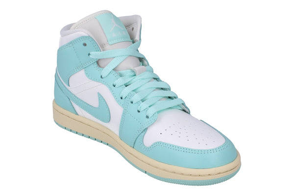 Nike Womens Air Jordan 1 Mid Trainers Bq6472  132 - Sail Light Dew Muslin 132 - Photo 0