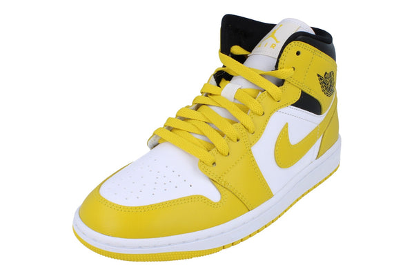 Nike Womens Air Jordan 1 Mid Trainers Bq6472 170 - White Vivid Sulphur Black 170 - Photo 0