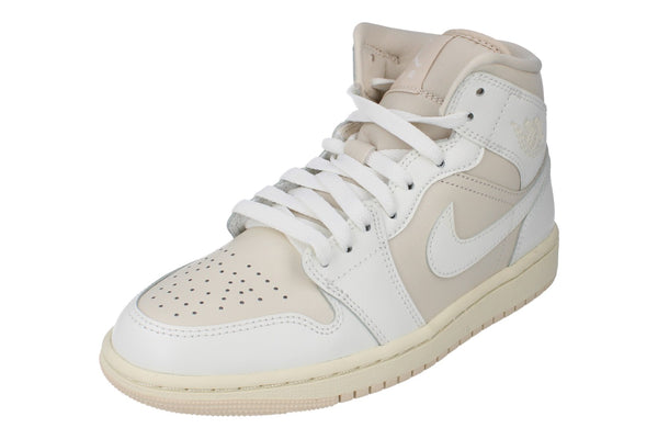 Nike Womens Air Jordan 1 Mid Trainers Bq6472 201 - Legend Light Brown Sail Muslin 201 - Photo 0