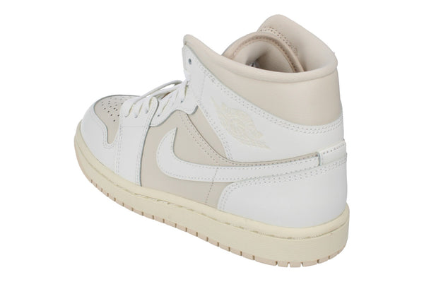 Nike Womens Air Jordan 1 Mid Trainers Bq6472 201 - Legend Light Brown Sail Muslin 201 - Photo 0