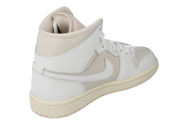 Nike Womens Air Jordan 1 Mid Trainers Bq6472 201 - Legend Light Brown Sail Muslin 201 - Photo 0