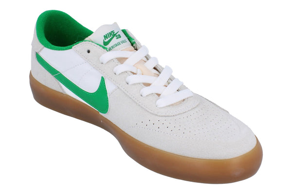 Nike Sb Heritage Vulc Mens Trainers Cd5010  101 - Summit White Lucky Green 101 - Photo 0