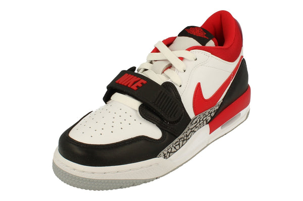 Nike Air Jordan Legacy 312 Low GS Trainers Cd9054  160 - White Fire Red Black Wolf Grey 160 - Photo 0