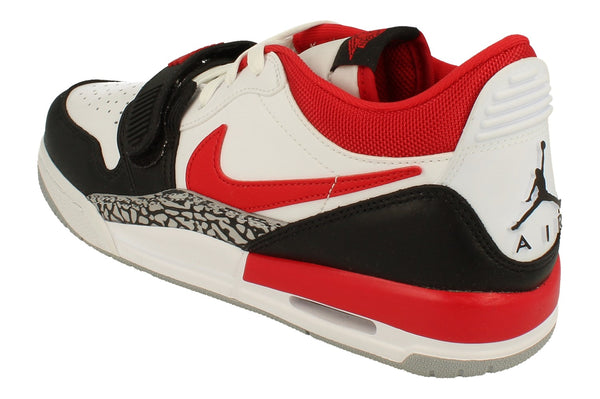 Nike Air Jordan Legacy 312 Low GS Trainers Cd9054  160 - White Fire Red Black Wolf Grey 160 - Photo 0