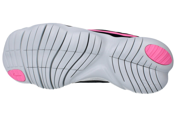 Nike Free Rn 5.0 2020 Gs Running Trainers Cj2079 001 - Black Pink Glow Smoke White 001 - Photo 0