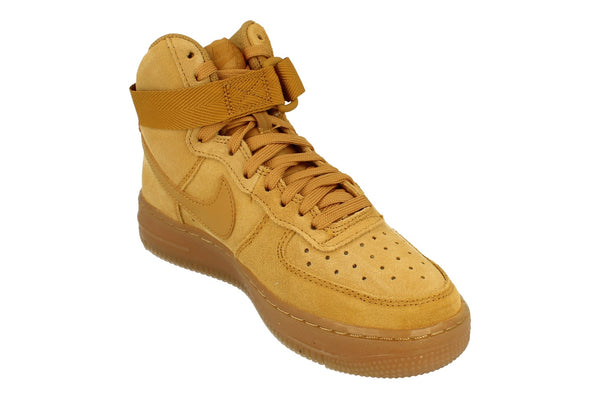 Nike Air Force 1 High Le GS Trainers CK0262  700 - Wheat Gum Light Brown 700 - Photo 0