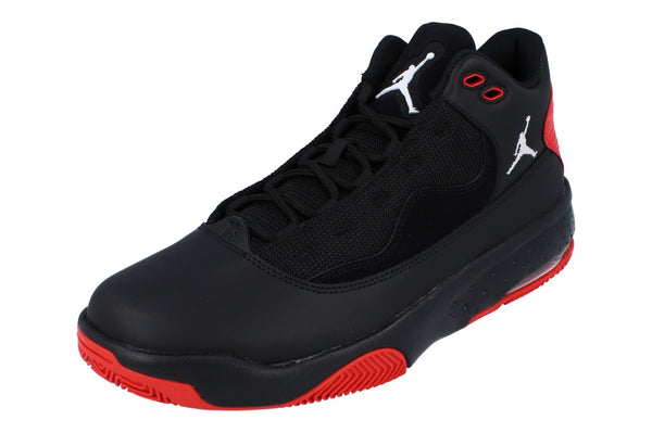 Nike Jordan Max Aura 2 Mens Basketball Trainers Ck6636  060 - Black White Chile Red 060 - Photo 0
