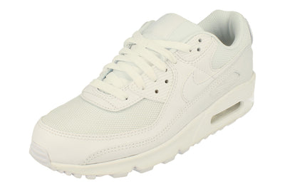 Nike Air Max 90 Mens Trainers Cn8490 100 - White White Grey Wolf 100 - Photo 0