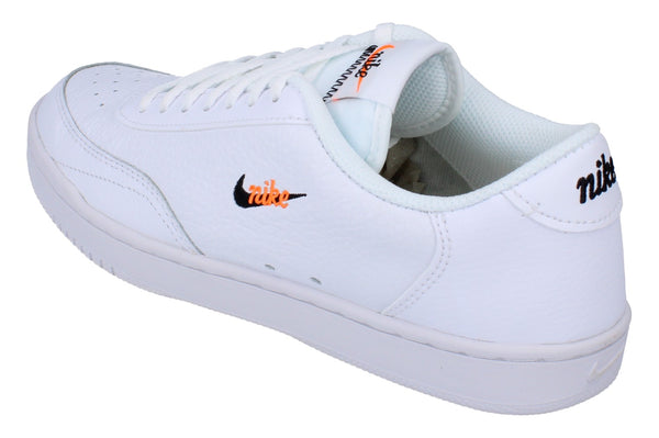 Nike Court Vintage Prem Mens Trainers Ct1726 100 - White Black Total Orange 100 - Photo 0