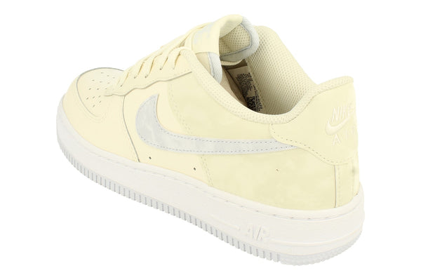 Nike Air Force 1 GS Trainers Ct3839  110 - Pale Ivory Football Grey 110 - Photo 0