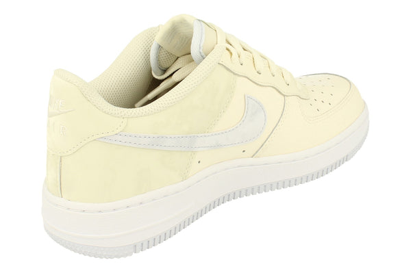 Nike Air Force 1 GS Trainers Ct3839  110 - Pale Ivory Football Grey 110 - Photo 0