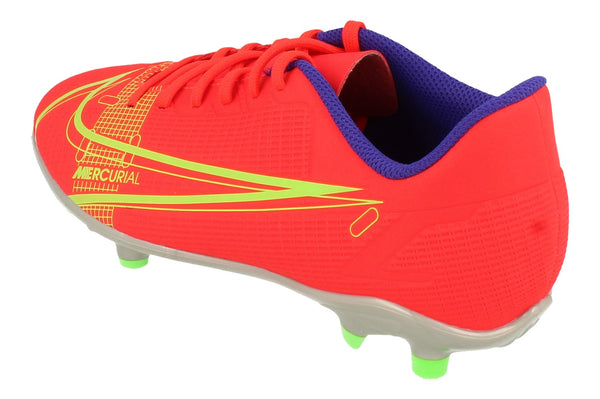 Nike Junior Vapor 14 Club Fg/Mg Football Boots Cv0823  600 - Bright Crimson Metallic Silver 600 - Photo 0