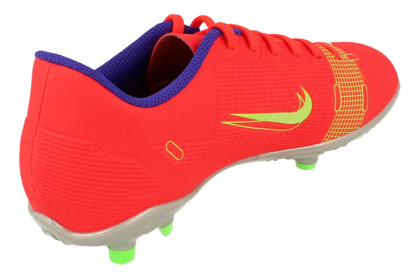 Nike Junior Vapor 14 Club Fg/Mg Football Boots Cv0823  600 - Bright Crimson Metallic Silver 600 - Photo 0