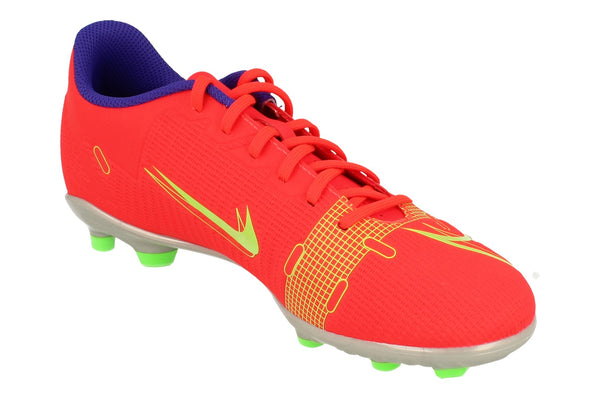 Nike Junior Vapor 14 Club Fg/Mg Football Boots Cv0823  600 - Bright Crimson Metallic Silver 600 - Photo 0