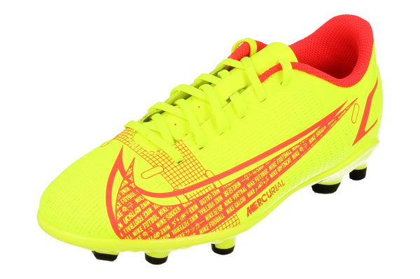 Nike Junior Vapor 14 Club Fg/Mg Football Boots Cv0823  760 - Volt Bright Crimson 760 - Photo 0