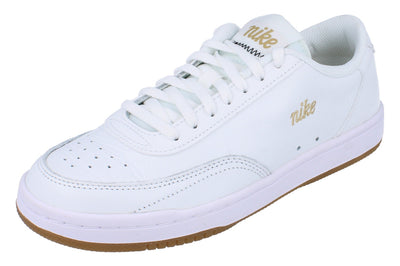 Nike Womens Court Vintage Prem Trainers Cw1067  104 - Summit White Metallic Gold 104 - Photo 0
