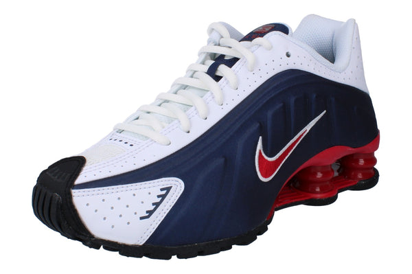 Nike Shox R4 GS Cw2626 400 - Midnight Navy Gym Red White 400 - Photo 0